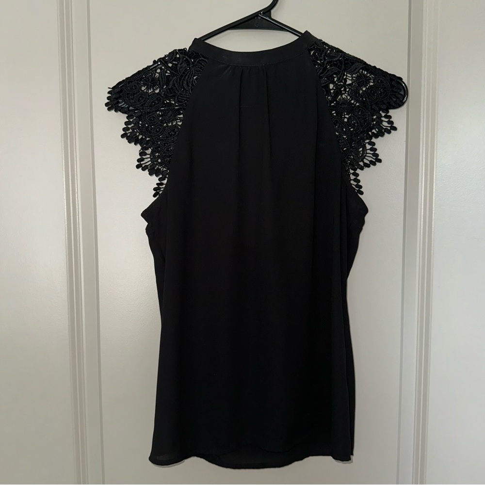 Express Women’s Blouse with Lace Sleeves